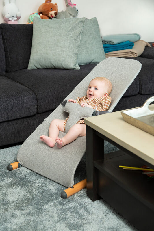 Childhome Evolux Bouncer - Jersey Grey