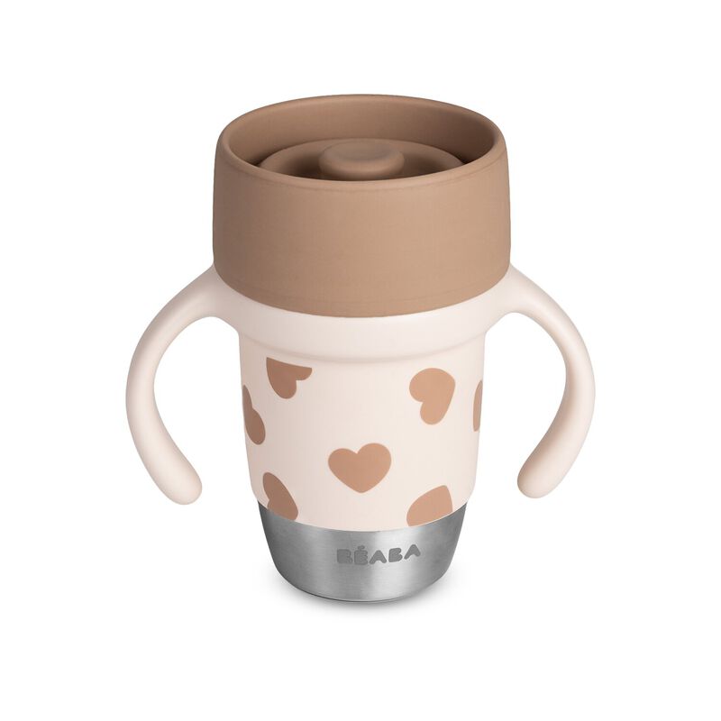 Stainless steel learning cup Click and drink - BigLove