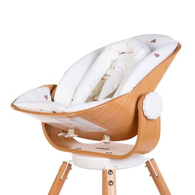 Evolu newborn cusino jersey - Bianco Cuori 