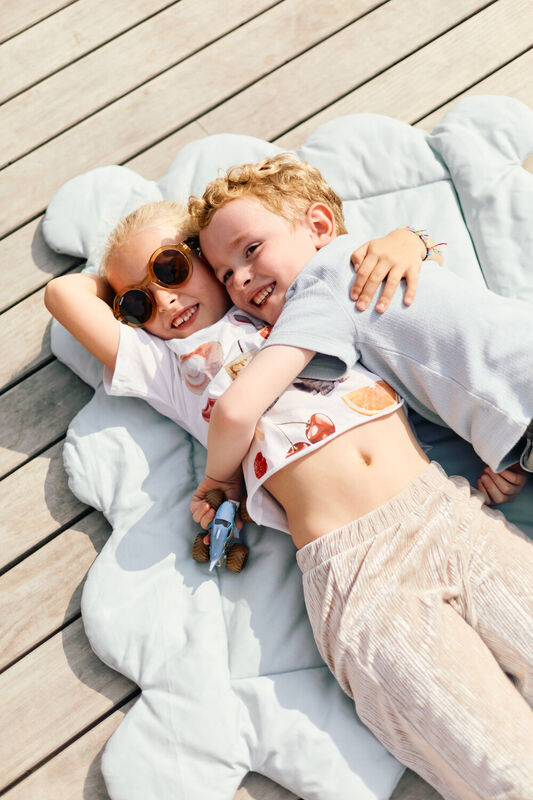 Playmat - Biscuit Dreams - 95x75cm -  Light Blue