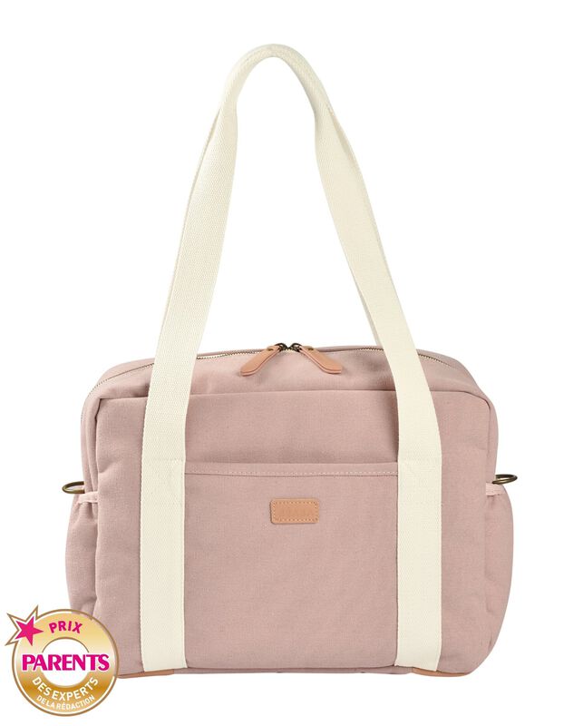 Attaches poussette pour sac à langer avec mousqueton rose