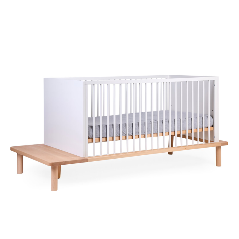 5 in 1 Adjustable EVOBED Cot baby / torddler bed 70x140cm 3 positions in height use from 0 - 6 Y