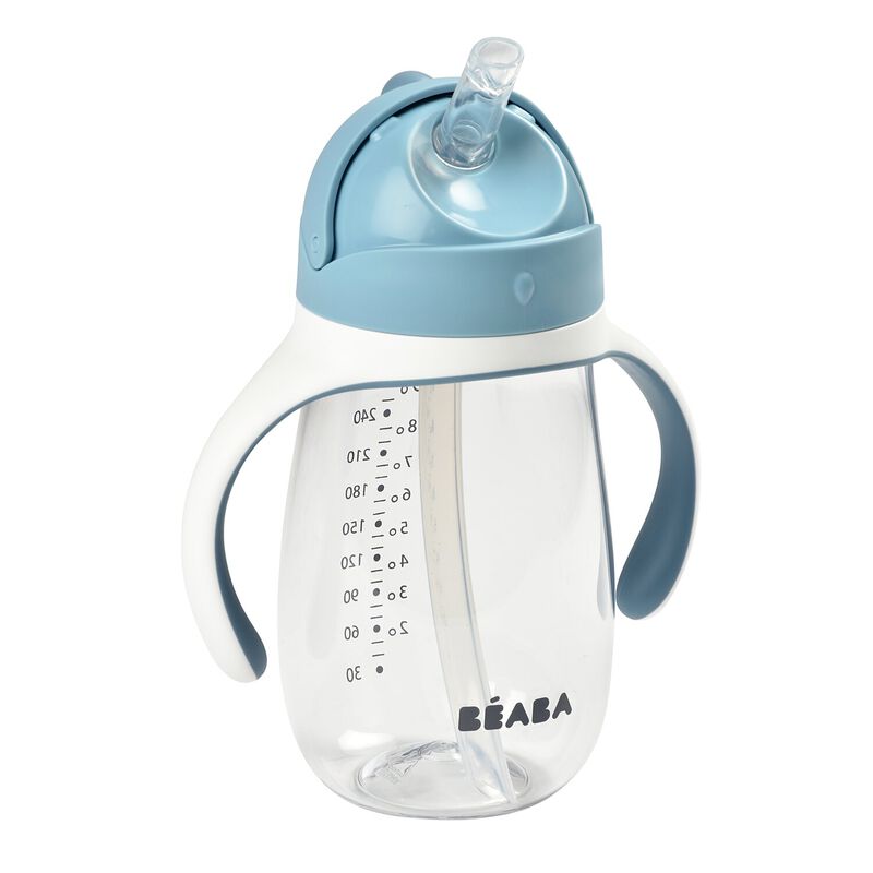 Tasse paille 300ml Bleu