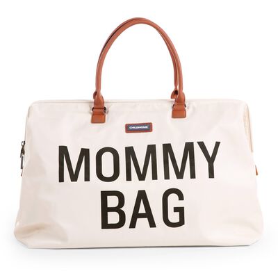 Childhome Mommy Bag - Blanco hueso/Negro