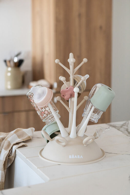 Tree baby bottle drainer - Clay Earth