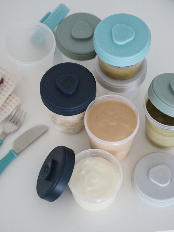 Lot de 8 portions clip 2&egrave;me &acirc;ge (4X150ml et 4X250ml)