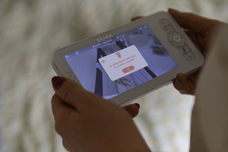 Ecoute b&eacute;b&eacute; vid&eacute;o Zen Smart AI - Blanc