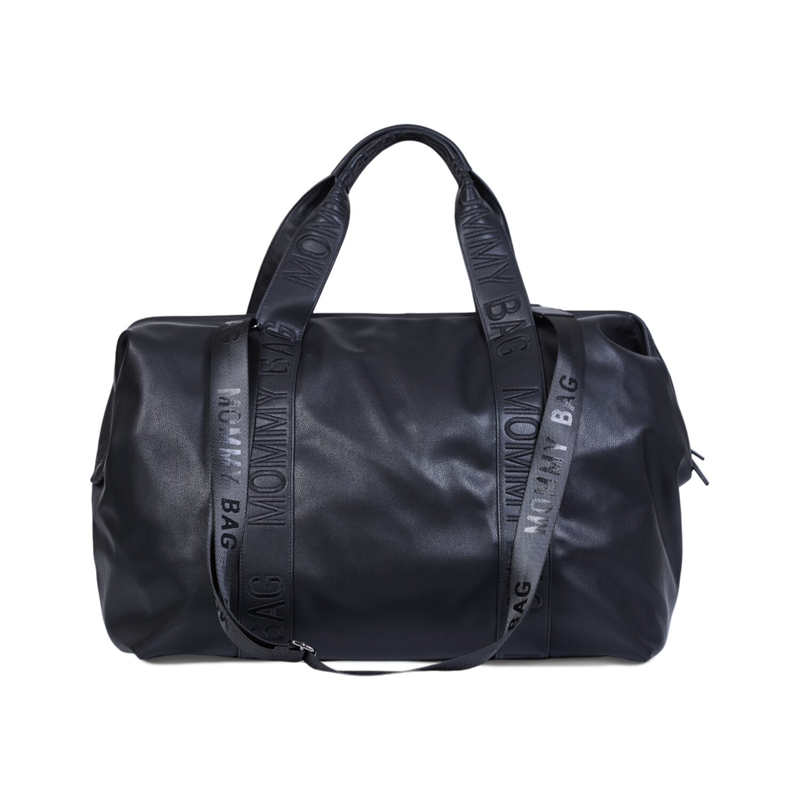 Mommy Bag &reg; Verzorgingstas - Signature - Vegan leer - Zwart