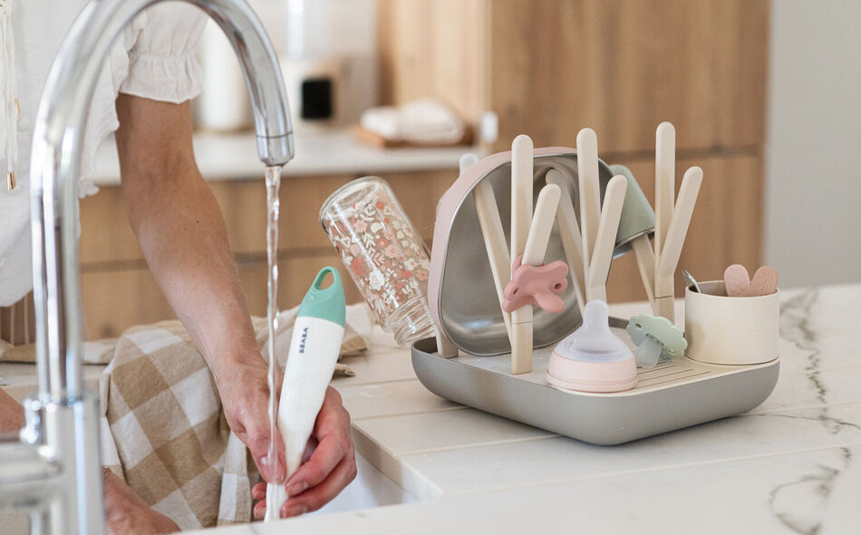 Abtropfgestell Wald - Lehmfarbe 