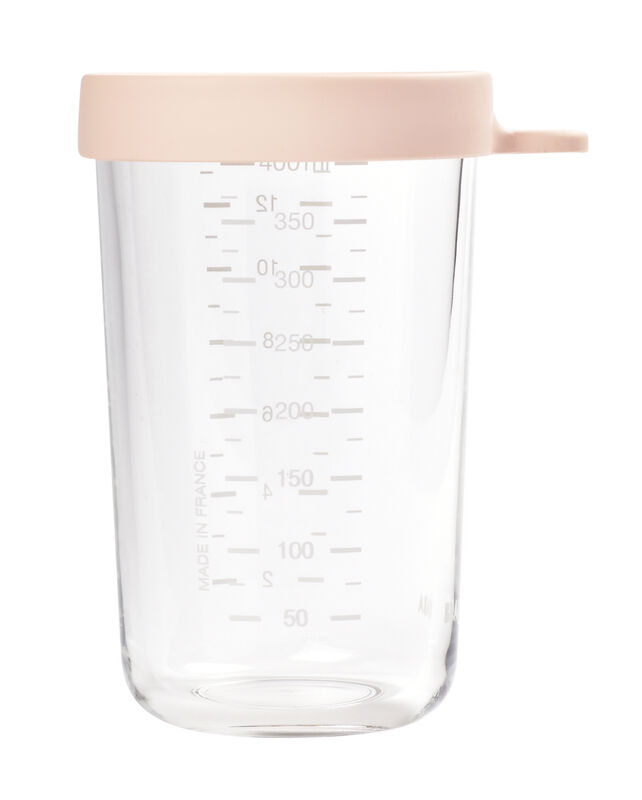  Glass Container 14 oz. Rose 1