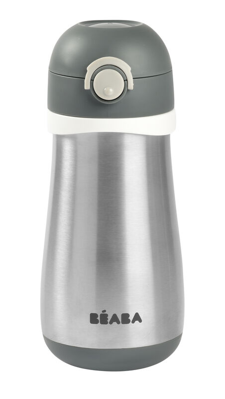 Stainless steel bottle 350 ml mineral grey 1
