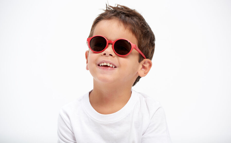 Sunglasses 2-4 years merry poppy red