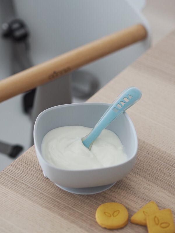  2nd Stage Silicone Spoon blue