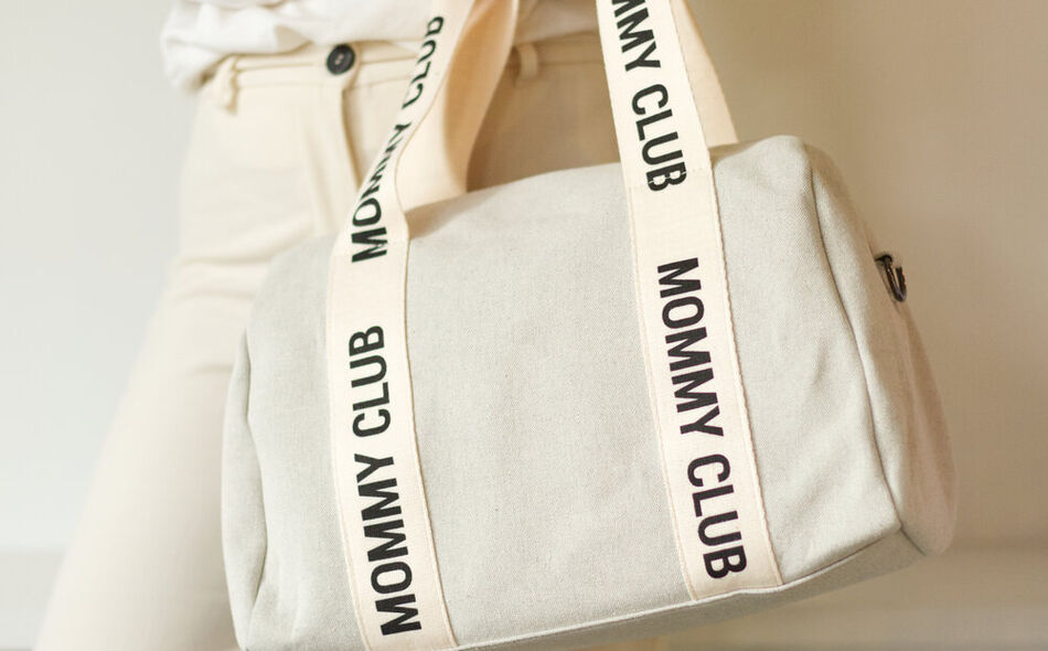 Mommy Club  Sac &agrave; Langer - Signature - Canvas  - Off White