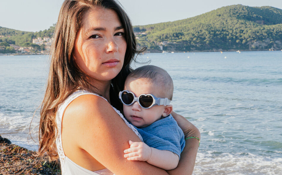 Lunettes 0-9 mois Baby heart - Galet 
