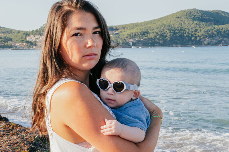 Lunettes 0-9 mois Baby heart - Galet 