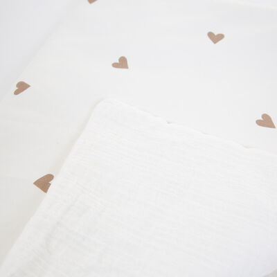 Lenzuolino teddy jersey beige melange 