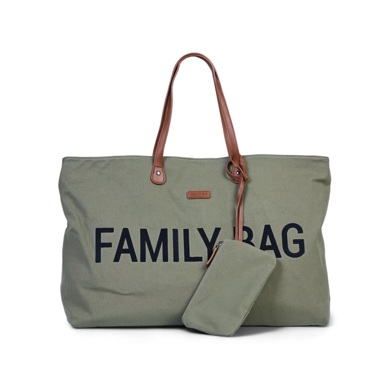Family Bag Sac A Langer - Toile - Kaki (Childhome) - Image 4