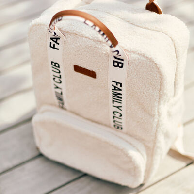 Nursery backpack Family Club - Signature - Teddy Off White Nursery backpack Family Club - Signature - Teddy Off White