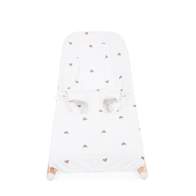 Childhome Evolux Bouncer Cover - Hearts