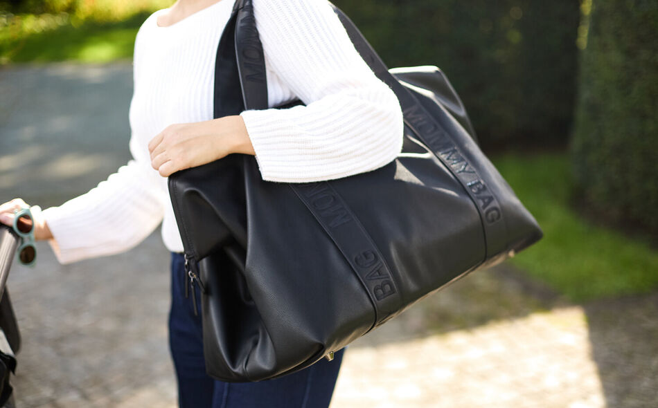 Mommy Bag &reg; Sac A Langer - Signature - Simili - Noir