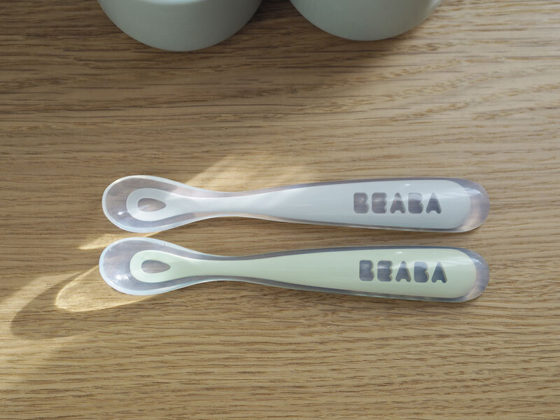 Beaba First Stage Silicone Baby Spoons Set of 4 – Bebeang Baby