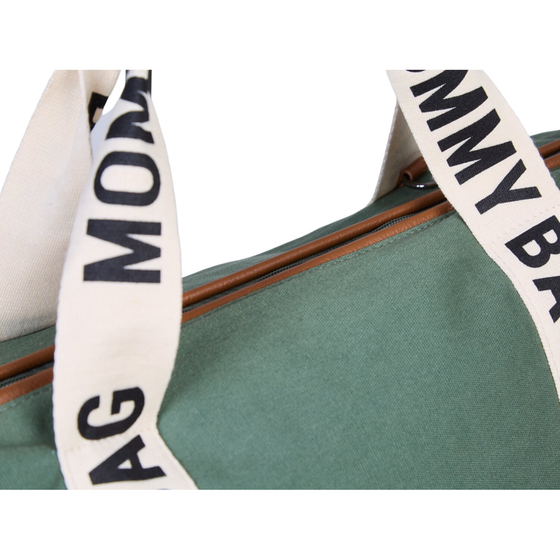 Mommy Bag ® Sac A Langer - Signature - Toile - Vert (Childhome) - Image 9