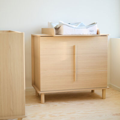 Cassettiera 3 cassetti Nordica naturel
