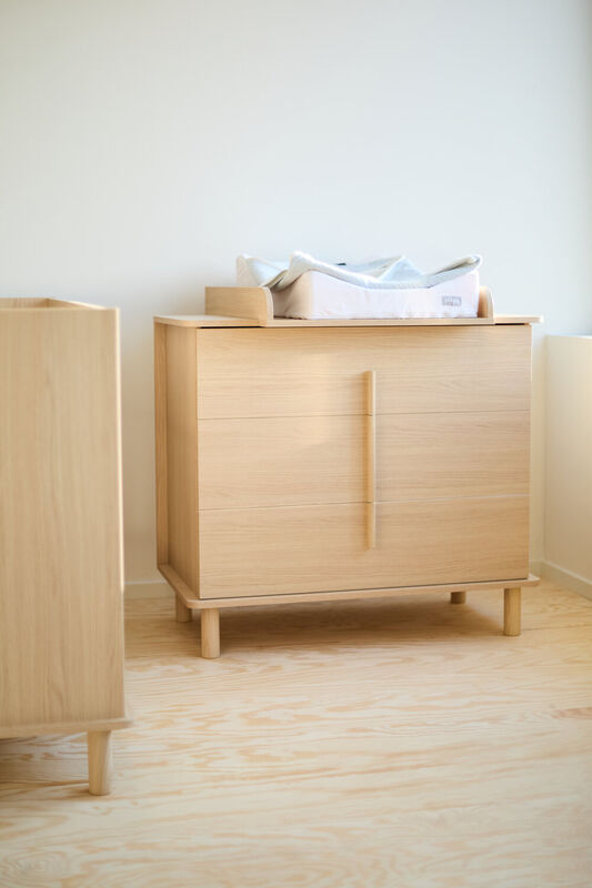 Commode 3 tiroirs Nordica naturel