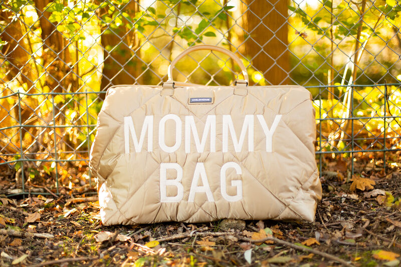 5668, Сумка Childhome Mommy bag - puffered beige, , 4 100грн., CWMBBPBE,  Childhome, Сумки для мам