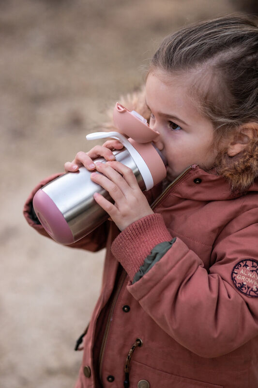Stainless steel bottle 350 ml old pink