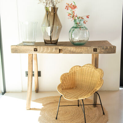Kinderstuhl Blume Rattan