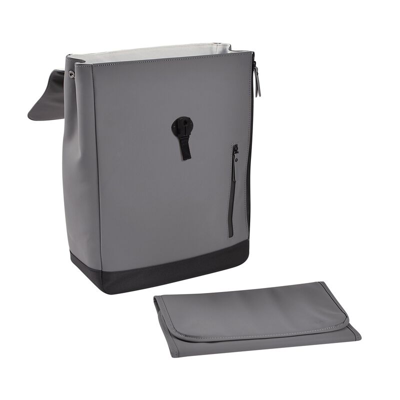 OSLO Changing bag Travel bag, Tote bag, Mommy bag, Nursery bag with changing mat - Mineral Grey