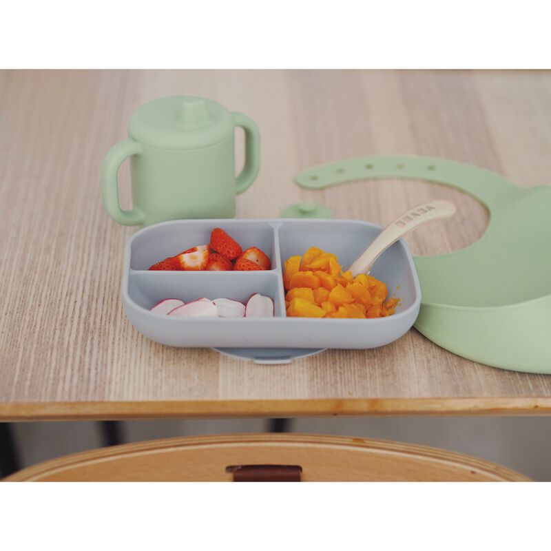 The essentials meal set grey / sage green