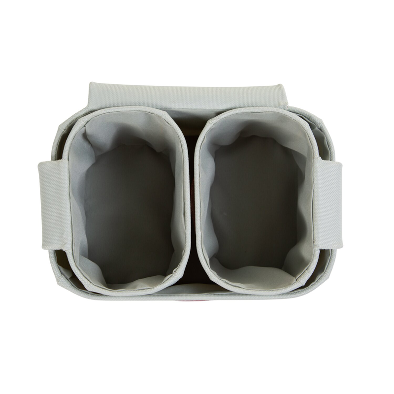 Lot de 3 paniers de rangement suspendus Polyester gris (Childhome) - Image 7