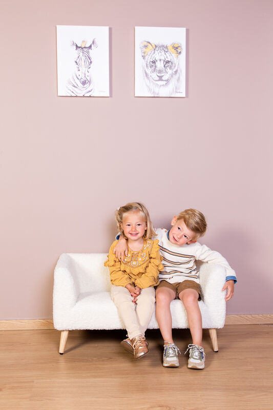 Panca per bambini Teddy offwhite