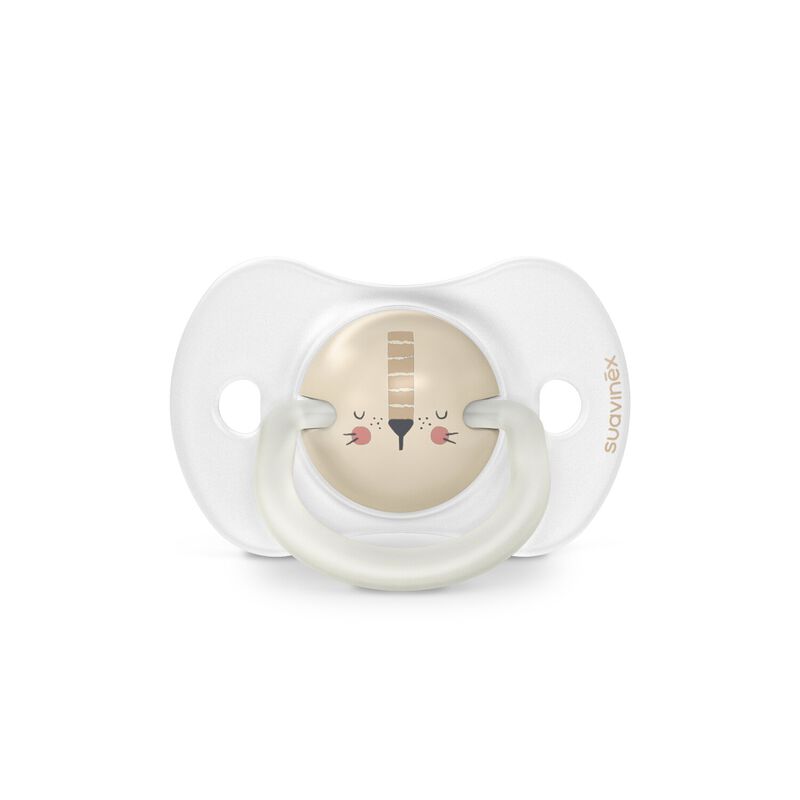Lot de 2 sucettes phosphorescentes SX Pro 6/18M Night and Day Lion