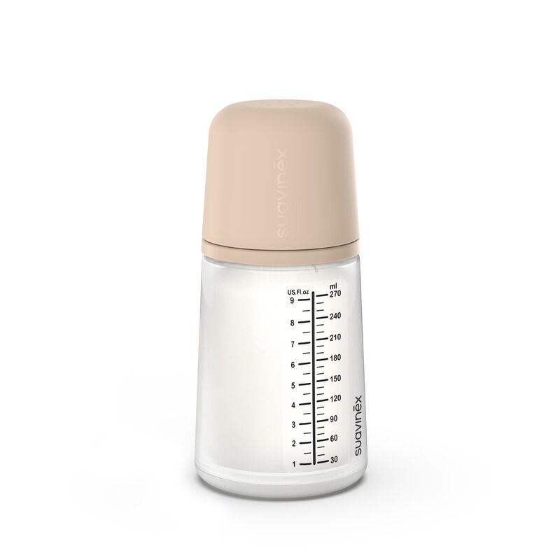 ZERO.ZERO Anti-Kolik Flasche 270 ml - Mittlerer Durchfluss. Sand