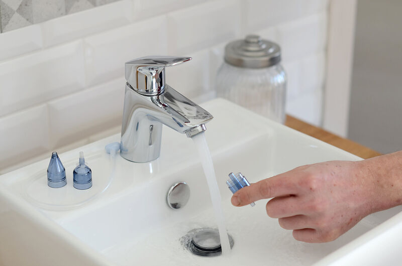 Minidoo aspirador nasal manual bebé azul