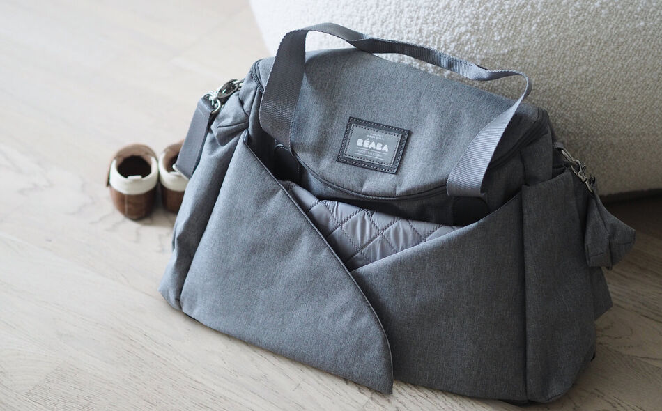 Sydney Diaper Bag heather grey