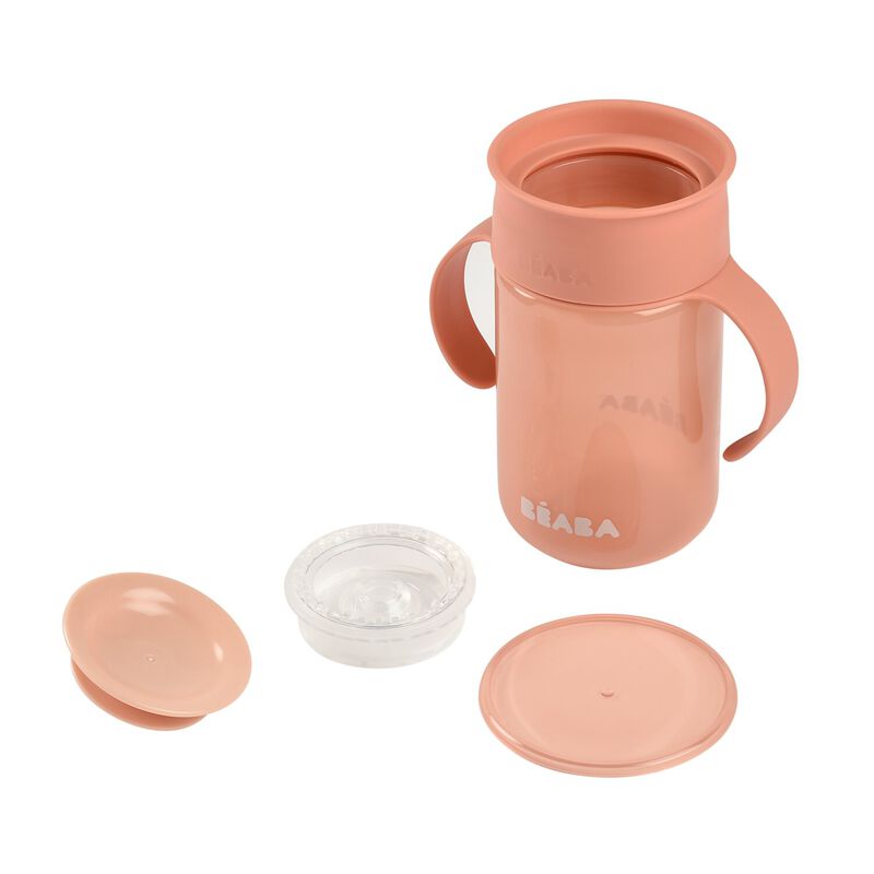 360&deg; Learning cup - Dusty Rose Pink 340 ml