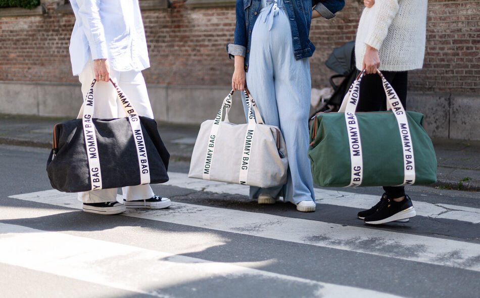 CHILDHOME SIGNATURE MOMMY BAG - GREEN