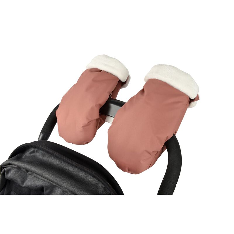 Moufles poussette Terracotta