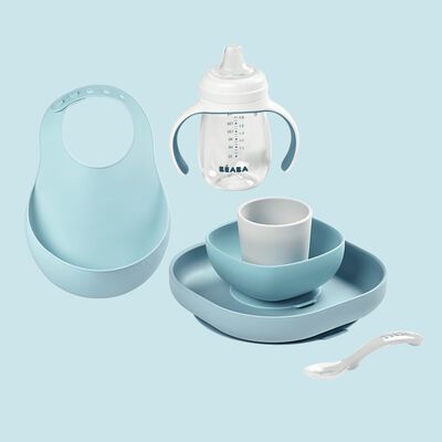 Starting Solids Baby Feeding Set - Rain 