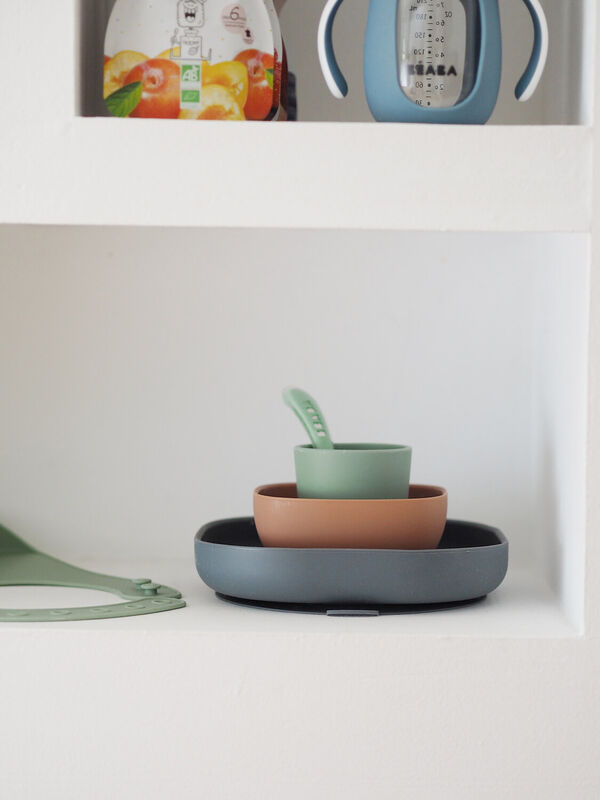 Coffret repas silicone Min&eacute;ral
