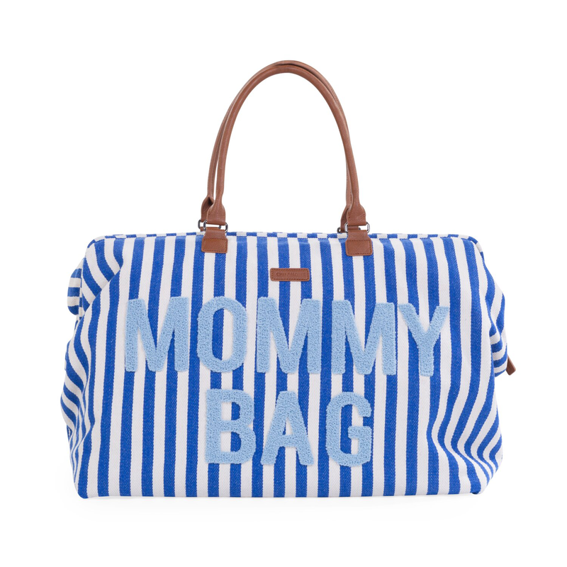 Mommy Bag ® Sac à Langer  - Rayures - Bleu Electrique /Bleu 