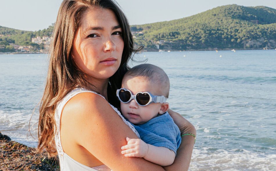 Sunglasses 0-9 months Baby heart - Pebble 