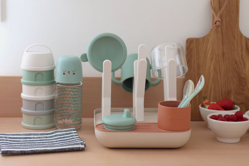 Forest draining rack Removable rods Easy to store - Terracotta/Clay