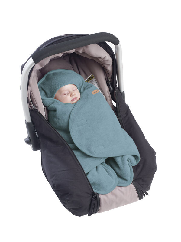 Babynomade&reg; double fleece baltic blue