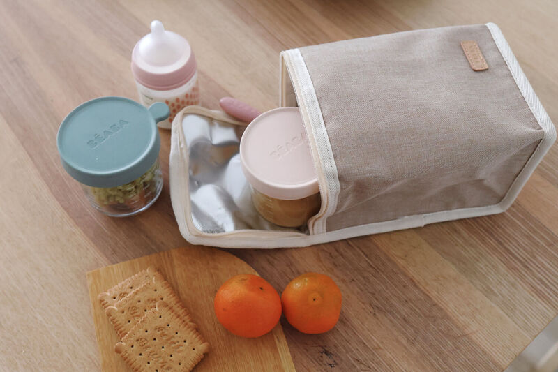 Pochette repas isotherme &eacute;co-con&ccedil;ue - Gazelle chin&eacute;  